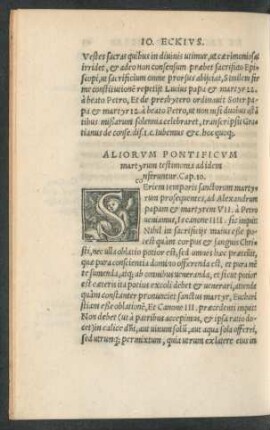 Aliorum Pontificum martyrum testimonia ad idem conferuntur. Cap. 10.