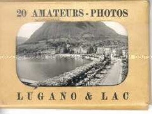 Ansichten-Fotomappe von Lugano und Luganer See