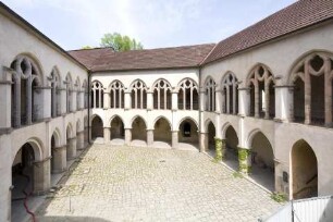 Innenhof, Karlsdorf, Tschechische Republik