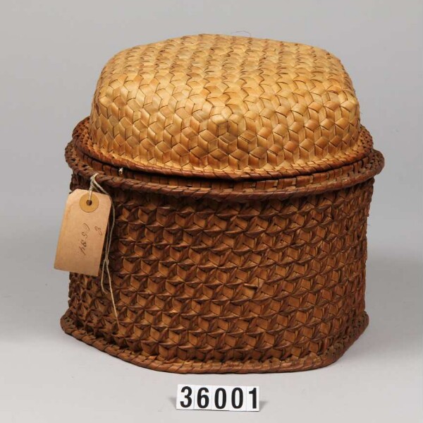 Panier avec couvercle