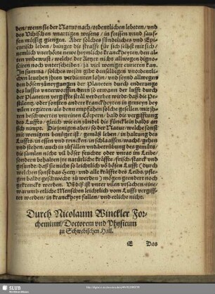 Das VII. Capitel. Von den Kranckheiten