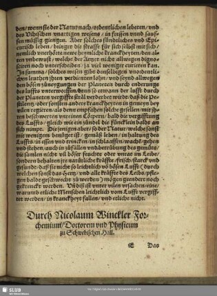 Das VII. Capitel. Von den Kranckheiten