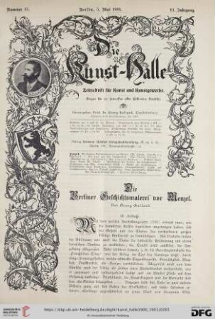 6: Die Berliner Geschichtsmalerei vor Menzel