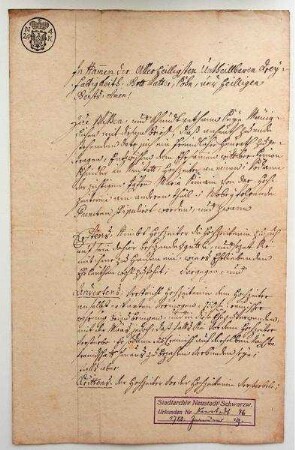 Heiratsvertrag P Schindler