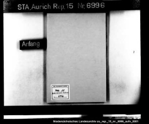 Die Bauunterhaltung der Dienstwohnung des Landdrosten