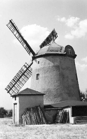 Doberschütz-Paschwitz. Mühle Friedemann, Turmholländer, Mühlweg 4
