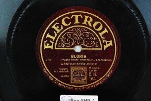 Gloria : ("Missa Papae Marcelli"); I. Teil / (Palestrina)
