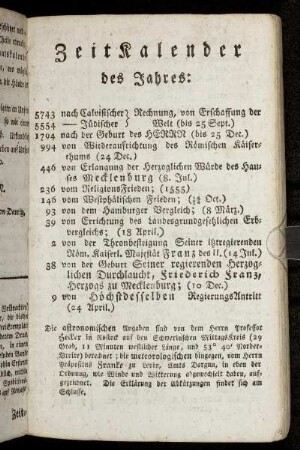 Zeitkalender des Jahres: [1794]
