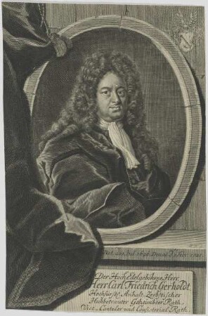 Bildnis des Carl Friedrich Gerholdt