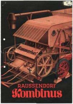 Dreschmaschine und Strohpresse