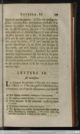 Lettera LII. Al medesimo