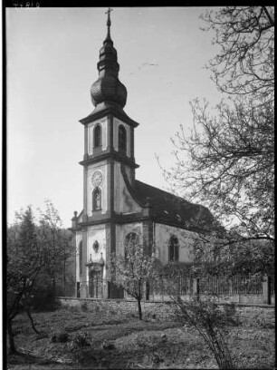Moosbronn Wallfahrtskirche Maria Hilf Ansicht von Nordosten
