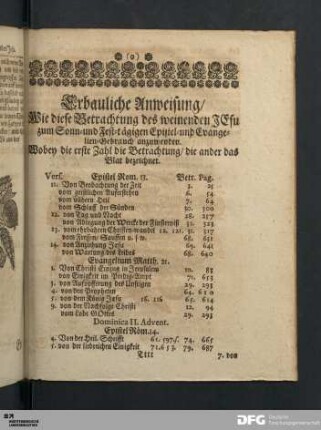 Erbauliche Anweisung/ Wie diese Betrachtung des weinenden Jesu [...].