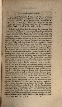 Allgemeines Repertorium der neuesten in- und ausländischen Literatur. 1831,1