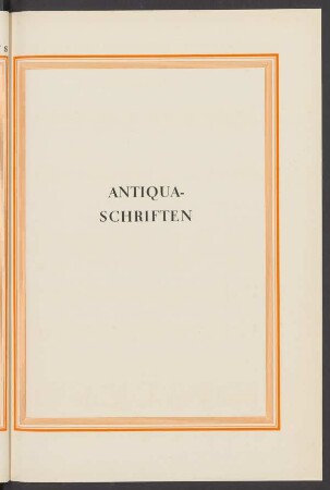 Antiqua-Schriften