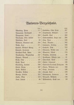 Autoren-Verzeichnis