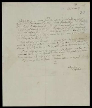Nr. 23: Brief von Karl Otfried Müller an August Böckh, Göttingen, 18.7.1823