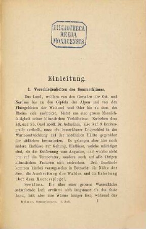 Klimatische Sommerkurorte : Leitfaden für Aerzte und Laien