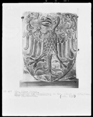 Reichsadler vom Glöcklertor in Ulm