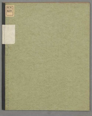 Sonate für Orgel Nr. 6 in es-moll op. 119 - BSB Mus.ms. 4591