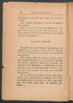 La gran miseria