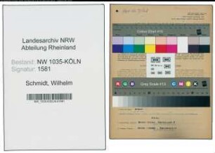 Entnazifizierung Wilhelm Schmidt , geb. 09.02.1903 (Bergarbeiter)