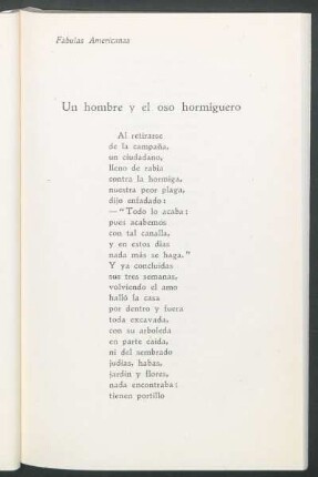 Un hombre y el oso hormiguero