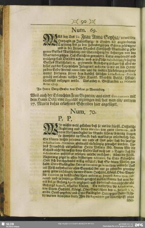 Num. 69.