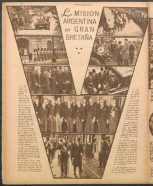 La misión argentina en Gran Bretaña [Fotografías]