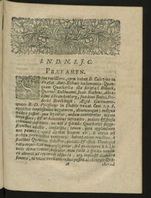 Praefamen.