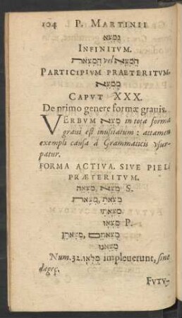 Caput XXX. De primo genere formae gravis.