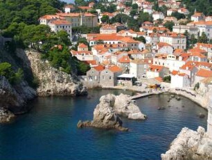 Dubrovnik: Stadtteil am Hafen