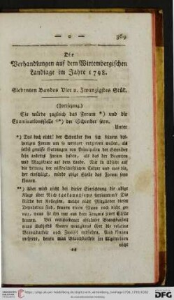 Siebenten Bandes Vier u. Zwanzigstes Stuek.