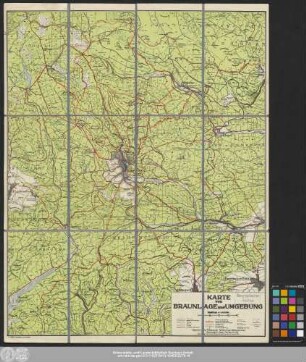 Karte von Braunlage und Umgebung