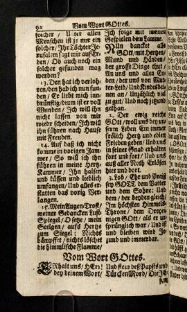 92-98, Vom Wort Gottes; Rechtfertigungs Lieder