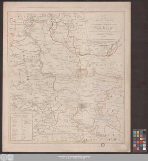 Special Karte von den zum Herzogthum Magdeburg gehörigen Saal Kreis : nach einer genauen Vermessung des Terrains zusammengetragen und herausgegeben
