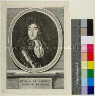 Porträt des französischen Generals Nicolas de Catinat