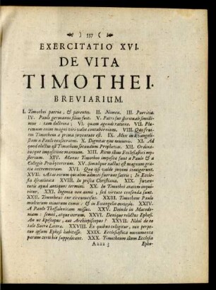 Exercitatio XVI. - Exercitatio XX.