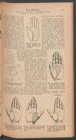 La mano - sus formas, sus líneas y el significado de estas - [Continuación]