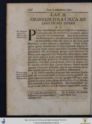 Cap. II. Ordinum Iura Circa Adlegationes Imperii.
