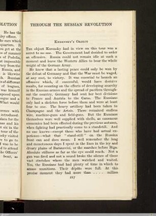Kerensky's object