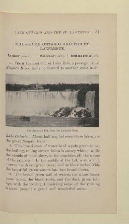 XIII.- LAKES ONTARIO AND THE ST. LAWRENCE