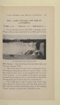 XIII.- LAKES ONTARIO AND THE ST. LAWRENCE