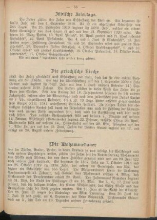 Jüdische Feiertage.