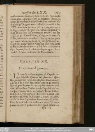 Chapitre XX. L'entretien d ignorance.