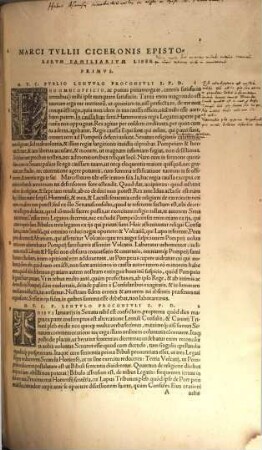 Opera Marci Tvllii Ciceronis : Qvotqvot Ab Interitv Vindicari Svmmorvm Virorvm Indvstria Potvervnt, 3. Opera Epistolica Continet