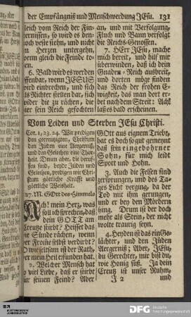 Vom Leiden und Sterben Jesu Christi.