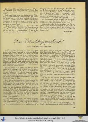 Das Geburtstagsgeschenk!