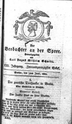 22. Stueck, 3. Juni 1822