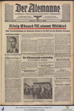 12.12.1936 (Samstag-Morgenausgabe)